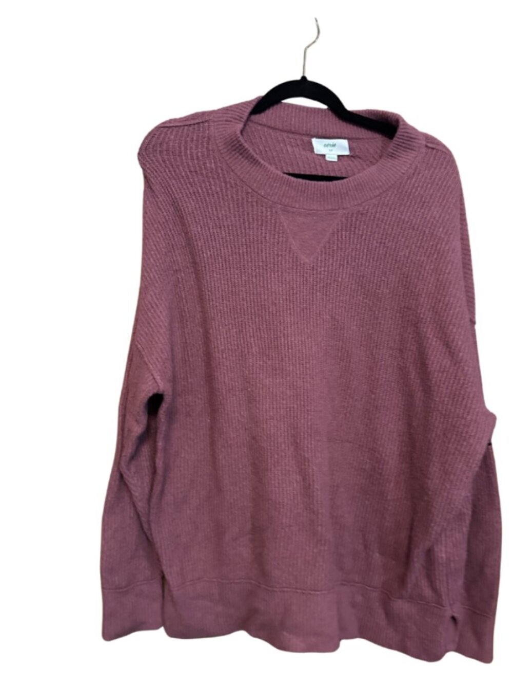 Aerie Wine Colored Sweater Dress